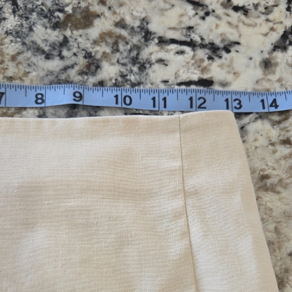 Monteau Cream and Black Mini Skirt - Picture 5 of 6